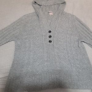 Oversize cable knit sweater